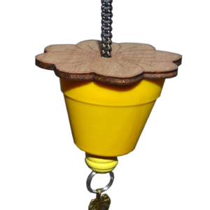 geel grabbelbloempotje